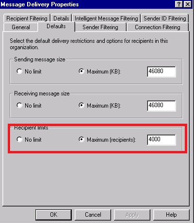 Message Delivery Properties