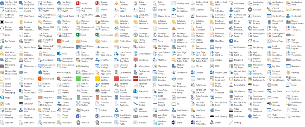 visio database shapes