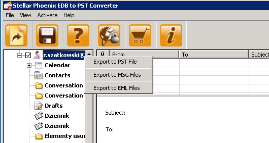 stellar eml to pst converter